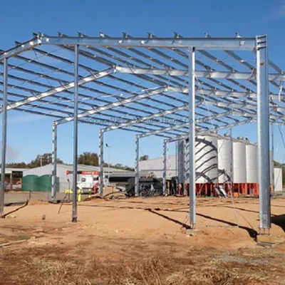 Склад конструкции хранения Q345 фермы стальной