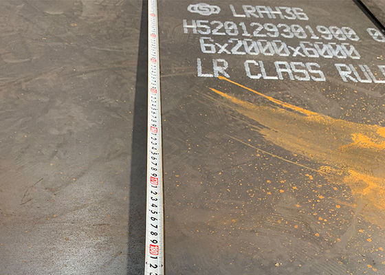 Стальная пластина LR AH36 морского металла ранга горячекатаная высокая растяжимая